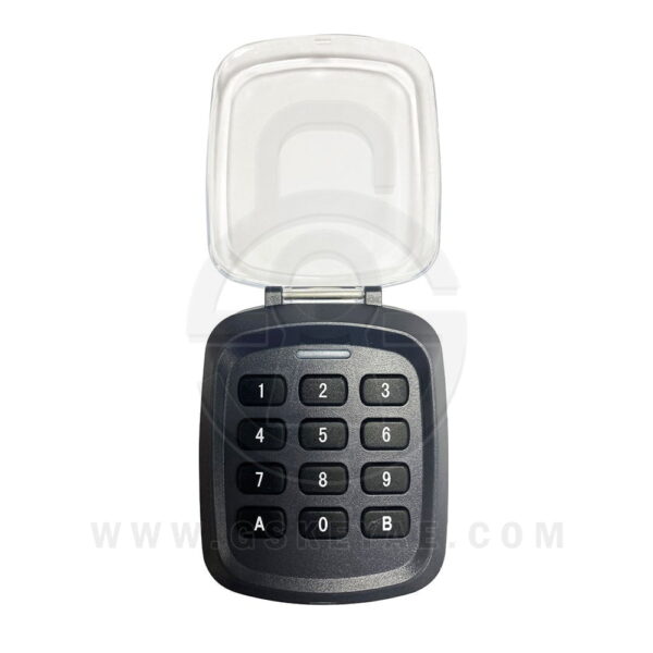 Universal Wireless Keypad for Garage Door or Gate Openers 280-868MHz Black Color