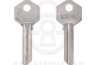 Silca YA31 Cylinder Key Blank for YALE (JMA YA-22D / ILCO 14KH / ERREBI YI6D)