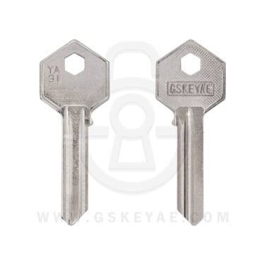 Silca YA31 Cylinder Key Blank for YALE (JMA YA-22D / ILCO 14KH / ERREBI YI6D)