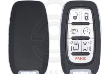 Télécommande intelligente Chrysler Pacifica 2017-2020 7 boutons 434MHz 68238689AC (après-marché)