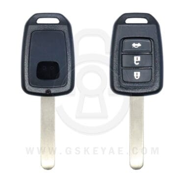 2016-2020 Honda Accord Civic Remote Head Key 3 Button 433MHz MLBHLIK6-1TA
