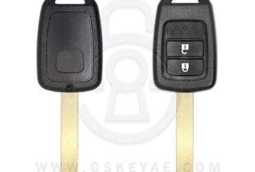 Coque de clé à télécommande 2 boutons HON66 pour Honda Accord Civic 2013-2014
