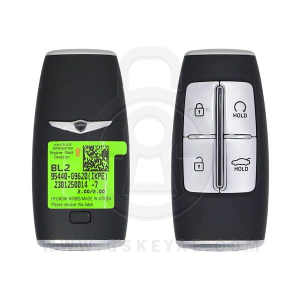 2022 Genuine Hyundai Genesis G70 Smart Key Remote 4 Button 433MHz 95440-G9620 (OEM)