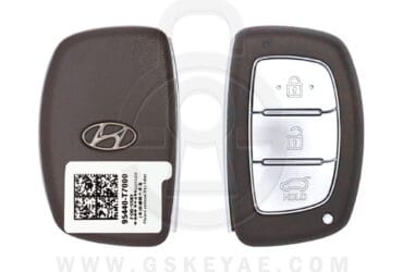 2021 Genuine Hyundai I20 Smart Key Remote 3 Buttons 433MHz 95440-T7000 (OEM)
