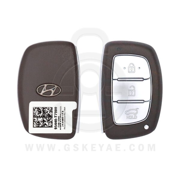 2021 Genuine Hyundai I20 Smart Key Remote 3 Buttons 433MHz 95440-T7000 (OEM)