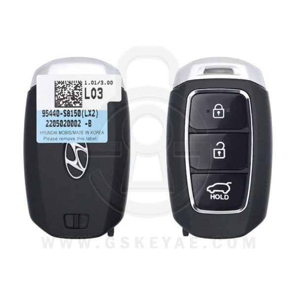 2022 Genuine Hyundai Palisade Smart Key Remote 3 Button 433MHz 95440-S8150 (OEM)