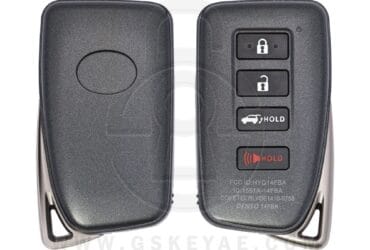 2015-2020 Lexus LX NX RX Series Smart Key Shell Cover Case 4 Button HYQ14FBA
