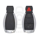 2007-2018 Mercedes Benz BGA Smart Remote Key Shell Cover Case 3 Button HU64