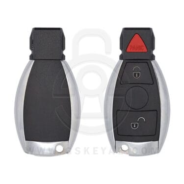 2007-2018 Mercedes Benz BGA Smart Remote Key Shell Cover Case 3 Button HU64