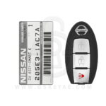 2010-2015 Genuine Nissan Murano Smart Key Remote 3 Buttons 433MHz 285E3-1AC7A (OEM) (1)