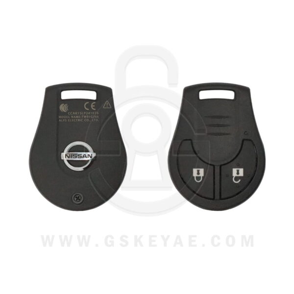 2014 Genuine Nissan Note Micra Remote Head Key 2 Buttons 433MHz H0561-3HN0A USED