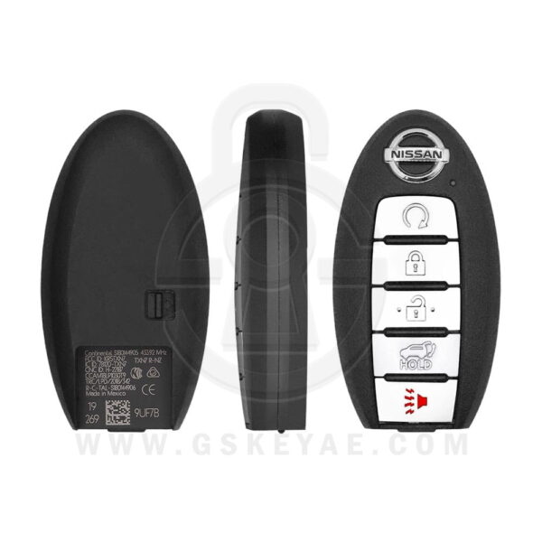 2019-2021 Genuine Nissan Murano Pathfinder Smart Key Remote 5 Button 433MHz 285E3-9UF7B USED