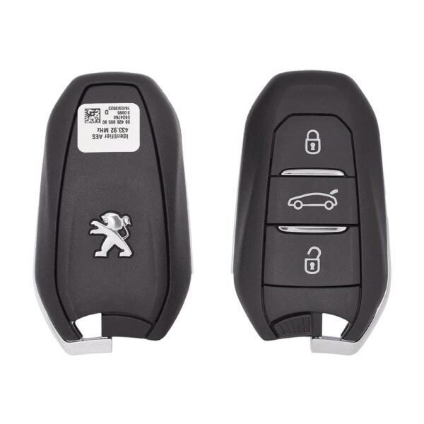 2019-2021 Original Peugeot 3008 5008 Smart Key Remote 3 Button 433MHz 4A Chip 98381721ZD