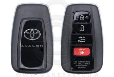 Clé intelligente d’origine Toyota Avalon 2019 4 boutons 315MHz HYQ14FBE 8990H-07010 (Utilisée)