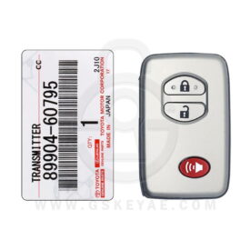 2009-2015 Genuine Toyota Land Cruiser Smart Key Remote 3 Button 433MHz B77EA 89904-60440 (OEM)