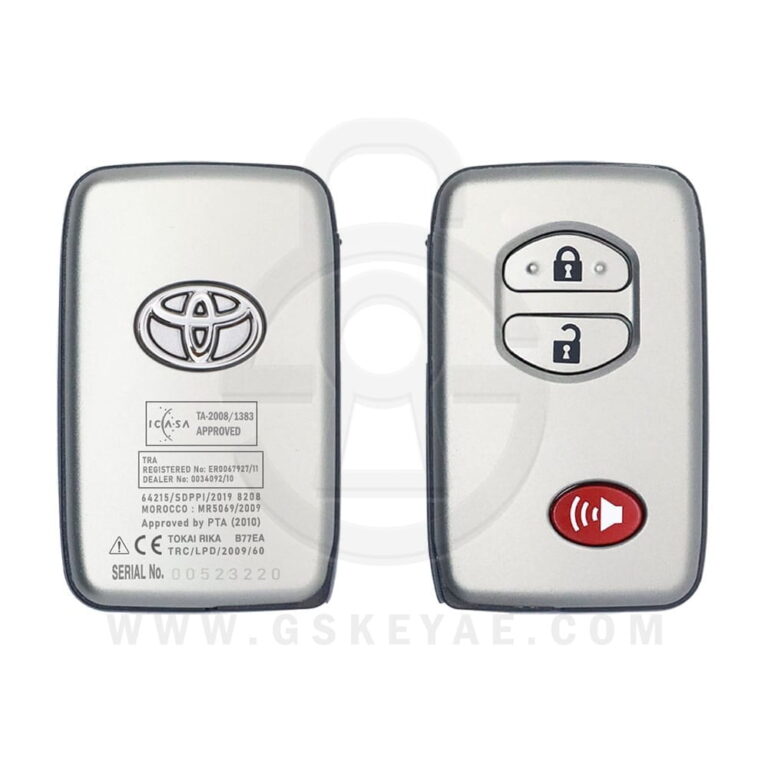 2009-2015 Genuine Toyota Land Cruiser Smart Key Remote 3 Button 433MHz 89904-60440 (USED)