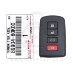 2016-2017 Genuine Toyota Land Cruiser Smart Key Remote 4 Button 433MHz 89904-60K00 (OEM) (1)