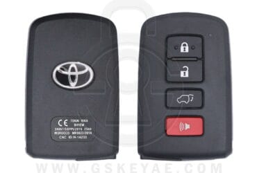 2016-2017 Genuine Toyota Land Cruiser Smart Key Remote 4 Button 433MHz 89904-60K00 (USED)