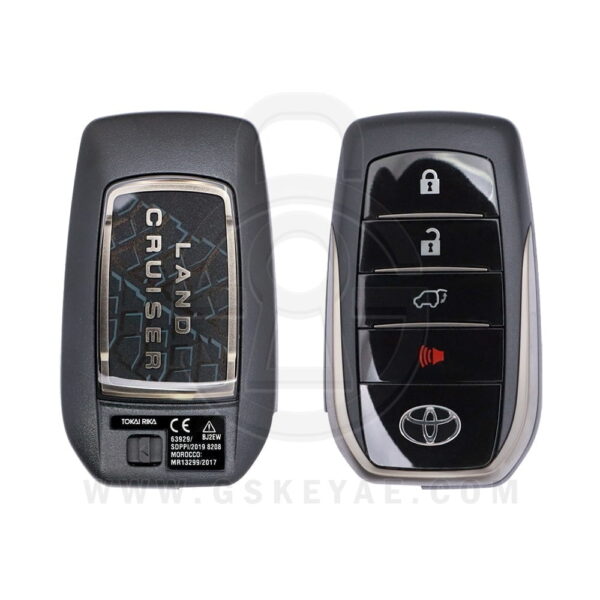 2018-2019 Genuine Toyota Land Cruiser Smart Key Proximity Remote 4 Button 433MHz BJ2EW 89904-60N21 (OEM)