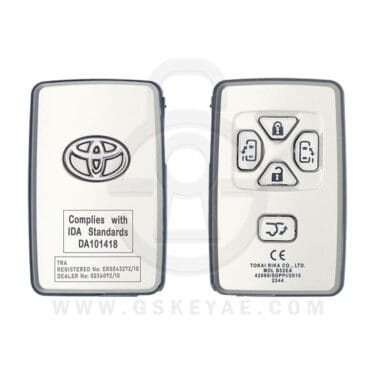 2008 Toyota Previa Smart Key Remote 5 Button 433MHz Texas DST 40-Bit Chip 89904-28124 USED