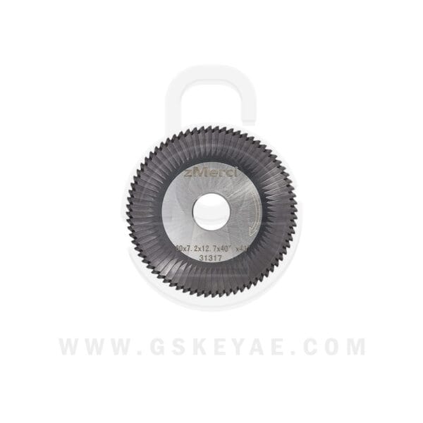 Fraise à angle en HSS M35 Matériau Φ60x7.2xφ12.7x40° Pour machine US101