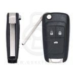 2010-2014 Chevrolet Cruze Smart Flip Key Remote 3 Button 433MHz HU100 13500217 Aftermarket