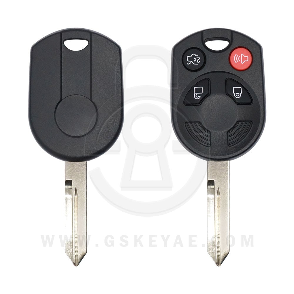 2007-2013 Ford Lincoln Mazda Remote Head Key Shell Cover 4 Button H75 with Battery Holder