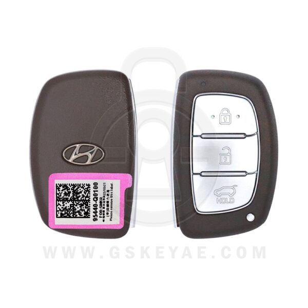 2021 Hyundai I20 Smart Key Remote 3 Button 433MHz MBEC4FOB2006 95440-Q0100 (OEM)