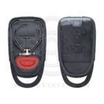 2006-2009 Hyundai Tucson Keyless Entry Remote Shell Cover 3 Button with Battery Holder Aftermarket (1)