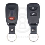 2006-2009 Hyundai Tucson Keyless Entry Remote Shell Cover 3 Button with Battery Holder Aftermarket