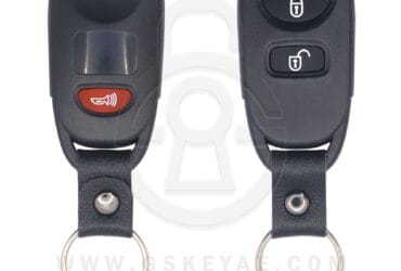 2006-2009 Hyundai Tucson Keyless Entry Remote Shell Cover 3 Button with Battery Holder Aftermarket