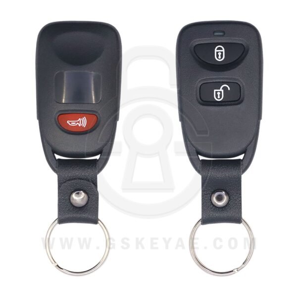 2006-2009 Hyundai Tucson Keyless Entry Remote Shell Cover 3 Button with Battery Holder Aftermarket