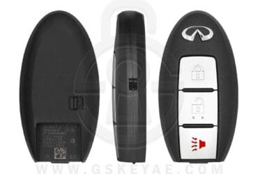 2008-2017 Infiniti FX35 Smart Key Remote 3 Button 315MHz KR55WW49622 285E3-1BA7A USED