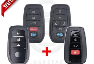 Bundle of 4 Pieces of Keydiy Universal Smart Key Remote TB Series 8A Transponder Chip