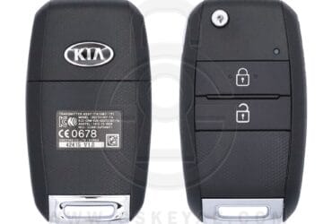 2015-2016 Genuine KIA Picanto Flip Key Remote 2 Buttons 433MHz 95430-1Y600 USED