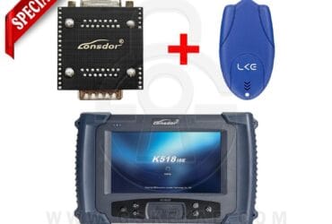 Lonsdor K518ISE Key Programmer & LKE Smart Key Emulator & Super ADP 8A/4A Adapter