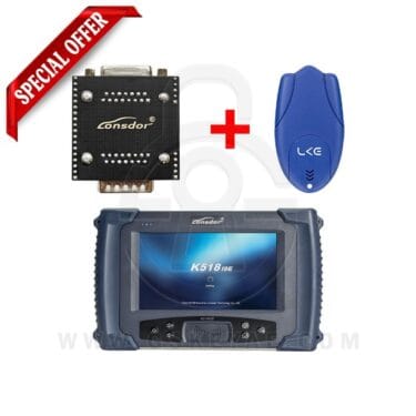 Lonsdor K518ISE Key Programmer & LKE Smart Key Emulator & Super ADP 8A/4A Adapter