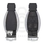 1999-2012 Mercedes Benz Smart Remote Key Shell Cover 3 Button KR55WK49031 Chrome (1)