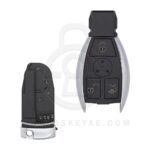 1999-2012 Mercedes Benz Smart Remote Key Shell Cover 3 Button KR55WK49031 Chrome (2)