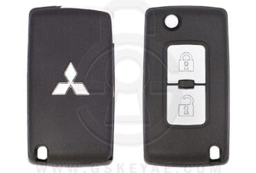 2015-2021 Mitsubishi Pajero Flip Key Remote 2 Button 433MHz PCF7941 Chip G8D-635M-A 6370B882 USED