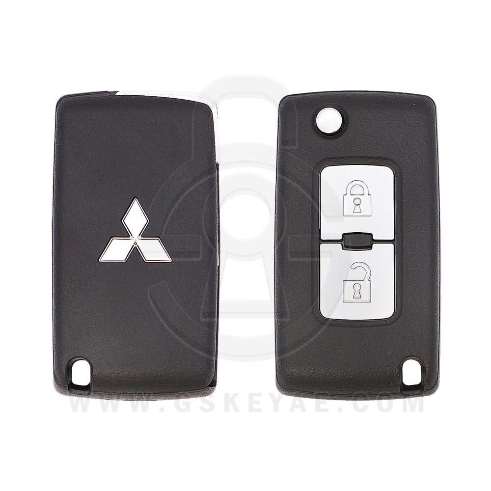 2015-2021 Mitsubishi Pajero Flip Key Remote 2 Button 433MHz PCF7941 Chip G8D-635M-A 6370B882 USED