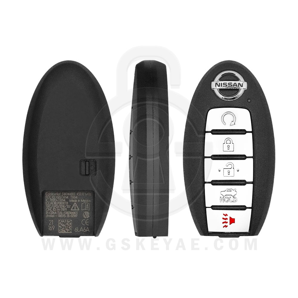 2019-2022 Genuine Nissan Altima Sentra Smart Key Remote 5 Button 433MHz 285E3-6LA6A (USED)