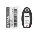 2008-2012 Genuine Nissan Armada Smart Key Remote 4 Button 315MHz 285E3-ZQ30A OEM (1)