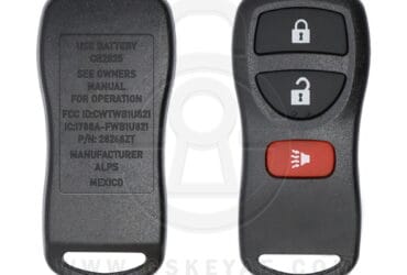 2005-2012 Genuine Nissan Tiida Keyless Entry Remote 3 Buttons 315MHz 28268-EA000 USED