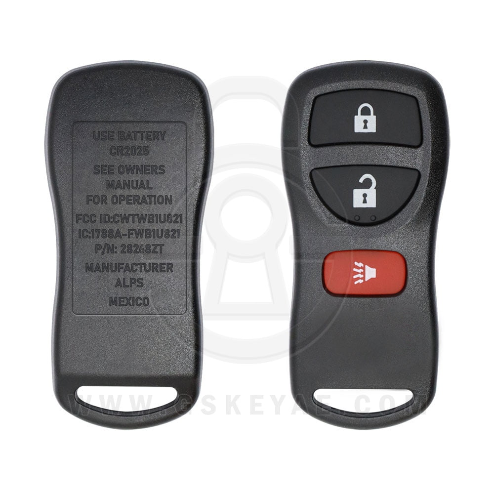 2005-2012 Genuine Nissan Tiida Keyless Entry Remote 3 Buttons 315MHz 28268-EA000 USED