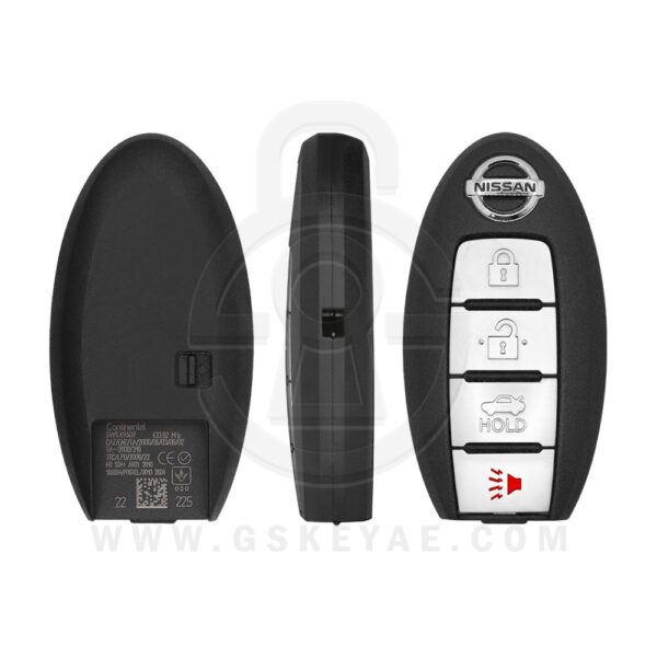 2013-2014 Genuine Nissan Maxima Smart Key Remote 4 Buttons 433MHz 285E3-JC07A (OEM)