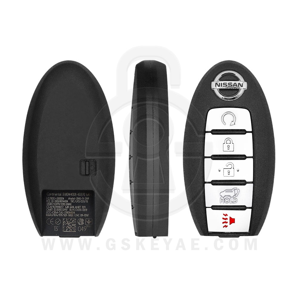 2013-2016 Nissan Pathfinder Smart Key Remote 5 Button 433MHz 285E3-9PB5A USED