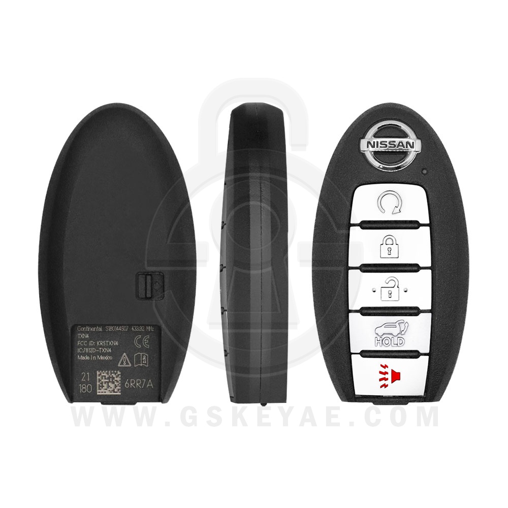 2019-2021 Nissan Rogue Smart Key Remote 5 Button 433MHz KR5TXN4 285E3-6RR7A USED