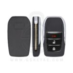 2012-2020 Toyota Highlander Prius Flip Remote Key Shell Cover 3 Button w/ Panic TOY43 Modified (1)