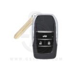 2010-2017 Toyota Corolla Camry Flip Remote Key Shell Cover 3 Button w/ Trunk TOY43 Modified (3)